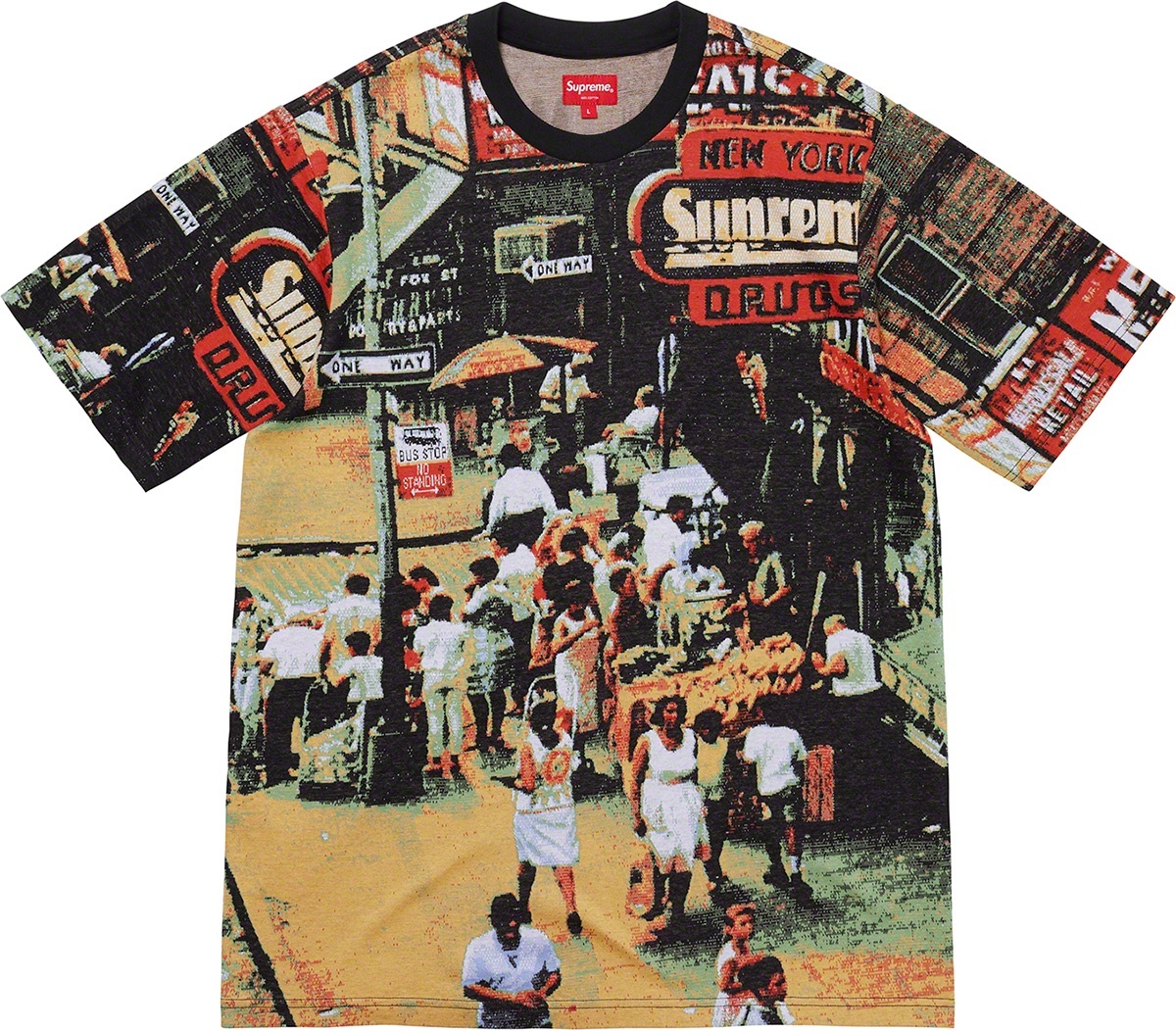 Street Scene Jacquard S/S Top view 2